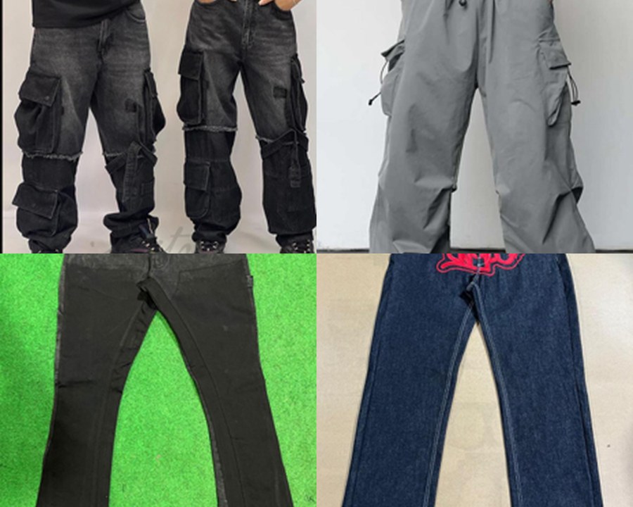 Catalogue cargo and denim examples