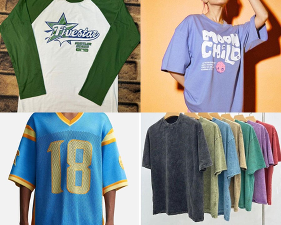 Catalogue t-shirt examples